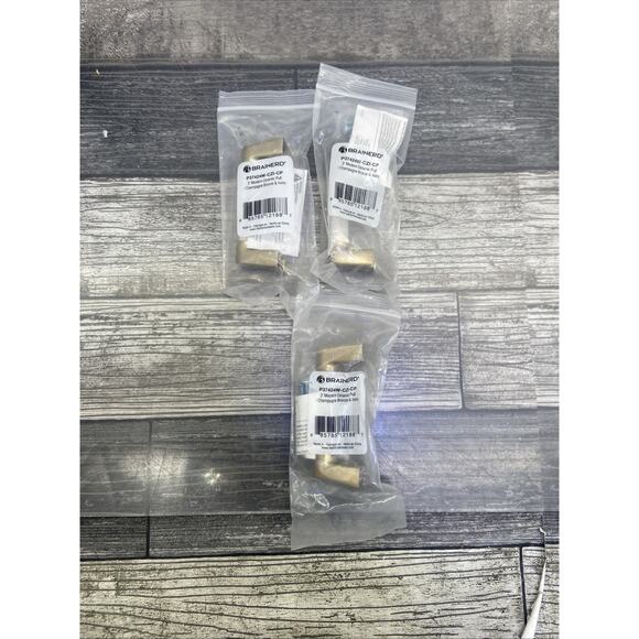 3" Modern Ceramic Pull Champagne Bronze and Ivory 31/5 Lot Of 3 {77} - Picture 2 of 9